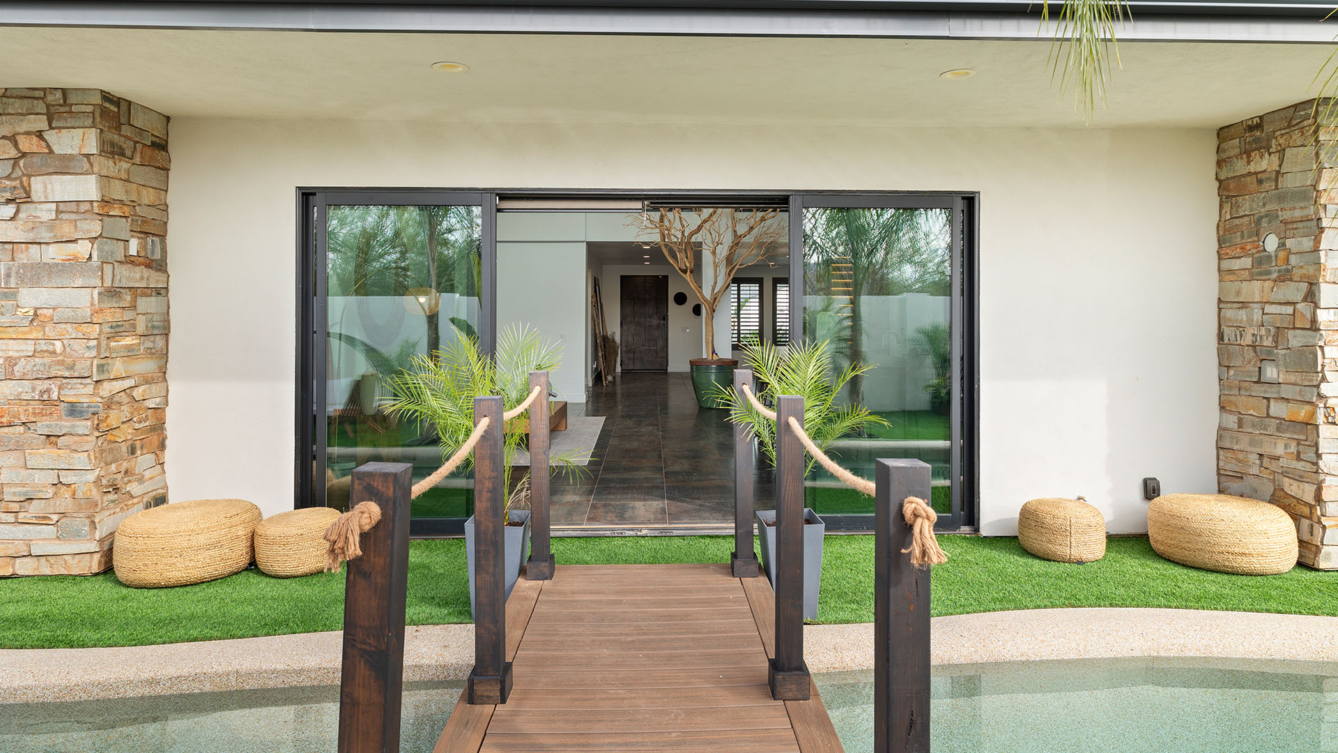 Courtyard entry